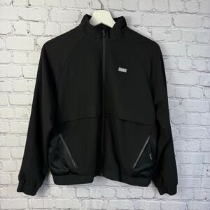 Figs Sydney Scrub Jacket Black Size Small